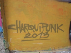 signature of street artist Charquipunk